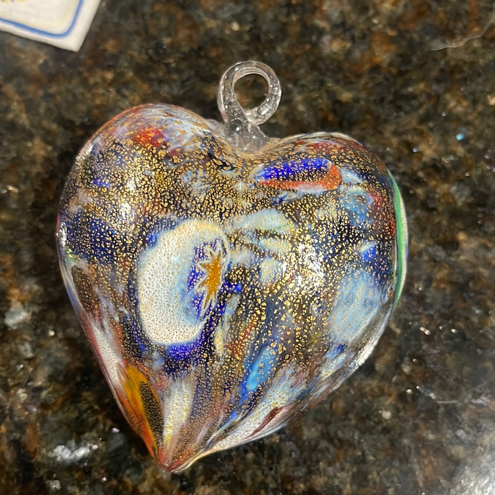 Murano Glass Heart
